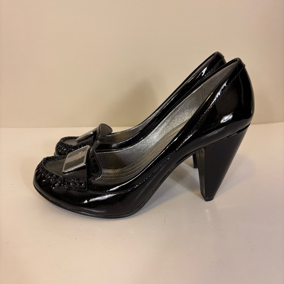 Coach Black Patent Leather High Heels 7.5 - Picture 6 of 10